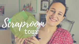 SCRAPROOM tour en ESPAÑOL 😍 Ideas de organización de SCRAP