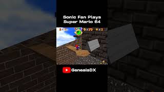 Sonic Fan Plays Super Mario 64 for the First Time pt.4 #shorts #mario #mario64