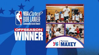 Tyrese Maxey Wins Community Assist Award 🙌