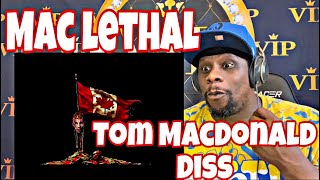 Mac Lethal - Tom Macdonald is a Nazi  Diss(2024) Official Audio Reaction Request 😳