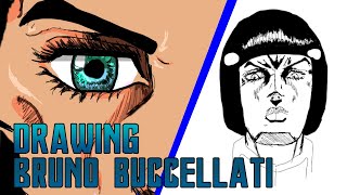 How to Draw Bruno Buccellati from JoJo's Bizarre Adventure