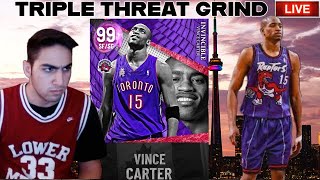 TRIPLE THREAT GRIND!!! | CAN WE GET VINCE??? | ROAD TO 420 SUBS!!! | NBA2K22 MYTEAM