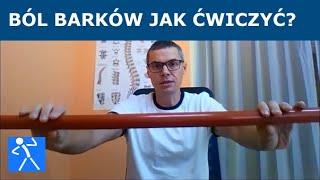 Ćwiczenia na bark | Jak odzyskać ruchomość w stawie? | Ćwiczenia z drążkiem | 🇵🇱 🇪🇺