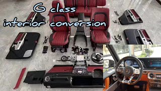 G class W463 to W464 G63 interior conversion fecelift kit 🔄