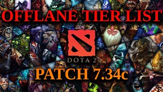 7.34c Offlane Tier List