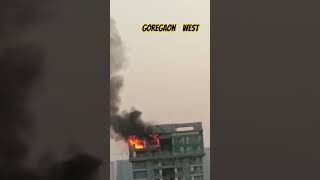 Goregaon West me lagi Aag 24 January 2024 #goregaonwest #goregaonnews #shorts