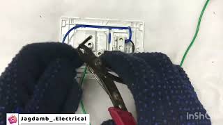 How to make Power Switch Board |Switch Socket Board With Indicator | electric switch board