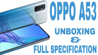 OPPO A53 unboxing & first impression📱OPPO A53 full specification & price 🧐