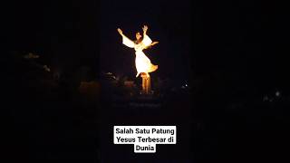 Gila besar banget patung yesus ini di Manado #video #shorts #tuhanyesus