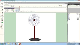 Macromedia flash 8 : Making an electric fan (full video)