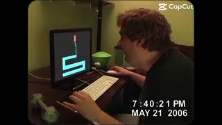 Man punching the computer because the @MaxDesignPro Huggy Wuggy jumpscare