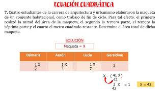 ECUACIONES LINEALES Y CUADRÁTICAS