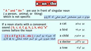 English to pashto learning Grammar  انګليسي ګرامر په ډير تشريحي ډول ـ ي