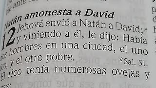 2 Samuel 12-13 (Natán amonesta a David) y Romanos 15 (El evangelio a los gentiles) RVR1960