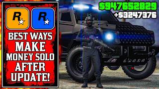 THIS will SURPRISE you.. BEST WAYS to Make Money SOLO After UPDATE in GTA Online! (GTA5 Fast Money)