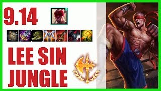 Lee Sin Jungle Ranked Challenger Build 9.14 - KR Challenger