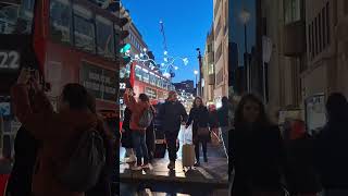 Oxford Street Christmas Lights #london #shorts #shortsvideo #christmas #lights #short #centrallondon