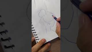 Hairstyle drawing | girl hair drawing | girl drawing #drawingskill #shorts #art #quickdrawing