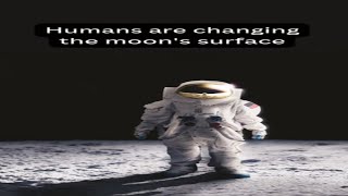 New Geological Era of Moon  #firsttime #moon #humaneffectonmoon #moonsnewepoch #lunarsurface  #space