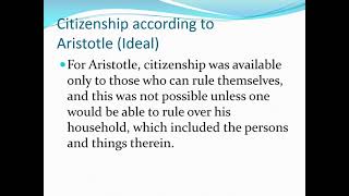 Citizenship (CESC)