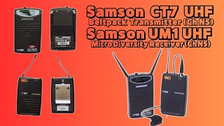 Samsun UM1 and CT7 Wireless Lapel Mics