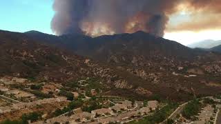 Corona Fire Skyline Trail Holy Fire Trabuco Canyon 4,000 Acres Burning