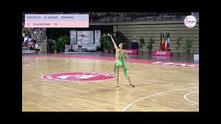 Eurotwirl 2023 semifinale junior women Elisa Massari Italia