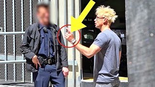 COP PRANKED BY MAGICIAN!!! (DON'T TRY THIS!!!)