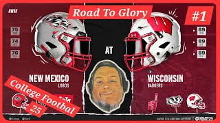 The #1 Badgers take on New Mexico in Madison | College Footbal 25 | Xbox Series X | Madison