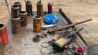 How to 32Ton Hydraulic Jack Restoration | How to Repair Truck Jack Repair