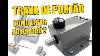 COMO LIGAR TRAVA DE PORTÃO ELETROMAGNÉTICA?