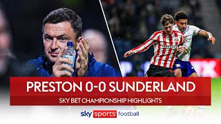 Black Cats extend lead at top after goalless draw 📈 | Preston 0-0 Sunderland | EFL Highlights