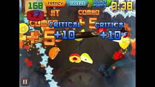 Fruit ninjas getting almost 900 in fruit ninjas