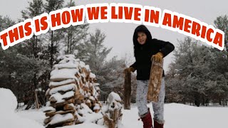 BUHAY AMERICA:HOW WE LIVE IN AMERICA IN WINTER TIME.