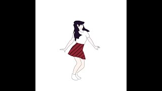 Komi san dancing for 10 hours