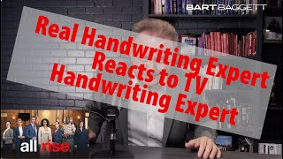 Handwriting Expert React to TV Handwriting Expert on All Rise TV Show