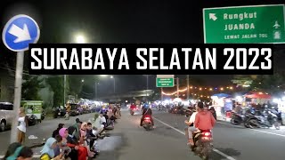 MALAM TAHUN BARU 2023 SEKITAR KOREM SURABAYA SELATAN, KEMBANG API SURABAYA