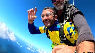 Heriberto's First Skydive! Tandem Jump from 10000 feet at iJump Gran Canaria