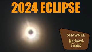 Eclipse 2024 at Pounds Hollow Beach, Shawnee National Forest