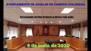 Pleno Ordinario del Ayuntamiento en Aguilar de Campoo (Palencia)