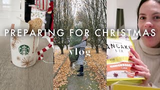 PREPARING FOR CHRISTIMAS | picking the tree, The White Company goodies + evening skincare