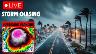 LIVE STORM CHASER: Positioning For Hurricane Francine In Louisiana