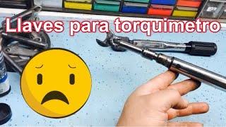 Llaves de boca o estriadas para torquimetro fabricalas en casa interchangeable torque wrench