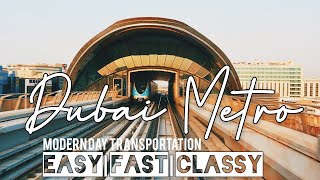 DUBAI METRO EASY|FAST|CLASSY | MODERN DAY TRANSPORTATION #DUBAIMETRO #RTA #EXPLOREDUBAI