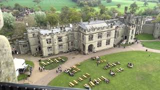 Fortress of Dreams: Conquer the Sky with 4KDolbyVision -Warwick Castle Breathtaking Aerial Spectacle