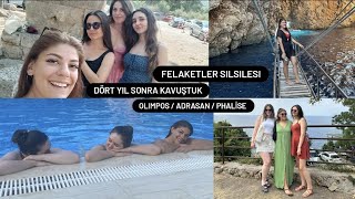 HAFTALIK VLOG / Kız Kıza Tatil / Üniversite Arkadaşlarım Geldi / Başımıza Gelmeyen Kalmadı