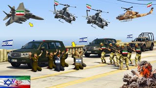 Ukrainian Fighter Jets and Drones attacked on Russian army weapons Convoy -GTA5