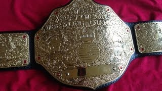 Real WWE Style handmade Big Gold Belt