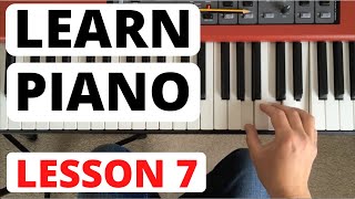 How To Play Piano for Beginners, Lesson 7 || Quavers (Eighth Notes) And Accidentals