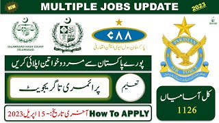 Join PAF Jobs 2023 | MOIB Jobs 2023 |  CAA Pakistan Jobs 2023 | Session Judge Jobs 2023